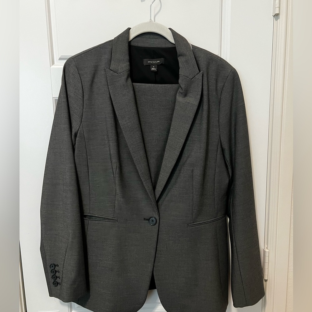 Ann Taylor Charcoal Suit